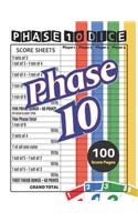 Phase 10 Score Sheets