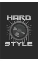 Hard style: 6x9 HardStyle - lined - ruled paper - notebook - notes