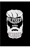 Blessed and Bearded: 110 Game Sheets - Four in a Row Fun Blank Games - Soft Cover Book for Kids for Traveling & Summer Vacations - Mini Game - Clever Kids - 110 Lined pa