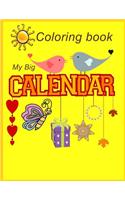 My Big Calendar Coloring Book