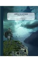 Composition Notebook: Journal (Large) - College Ruled Lined Writing and Journaling Book - Viking Landscape