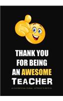 Thank You for Being an Awesome Teacher