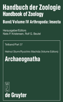 Handbook of Zoology/ Handbuch der Zoologie, Tlbd/Part 37, Archaeognatha