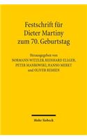 Festschrift fur Dieter Martiny zum 70. Geburtstag