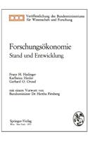 Forschungsakonomie: Stand Und Entwicklung