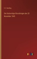Om lösöre-köps-förordningen den 20 November 1845