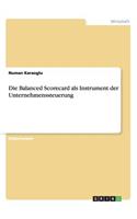 Die Balanced Scorecard als Instrument der Unternehmenssteuerung: (German)