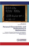 Personal Characteristics and Performance in Mathematics