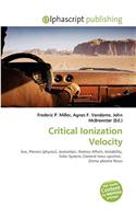 Critical Ionization Velocity: (English)