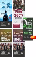Combo (set of 5 Books) CDS OTA Study Package - English & General Knowledge Guide with 17 Topic-wise Previous Year Solved Papers (2007 - 2023) Phase I & II & Free Quarterly Magazine Issue 2nd Edition |