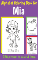 ABC Coloring Book for Mia