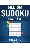 Medium Sudoku Puzzles Book for Adults