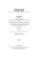 World Bank and IMF activities in Africa