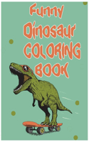 Funny Dinosaur Coloring Book