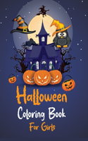 Halloween Coloring Book for Girls