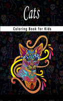 Cats Coloring Book for Kids: Adorable Expressive-Eyed Cat Designs from Illustrator Gift for kids