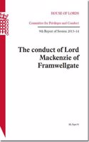 Conduct of Lord MacKenzie of Framwellgate