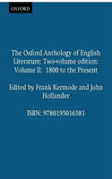 Oxford Anthology of English Literature