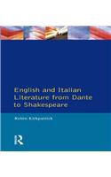 English and Italian Literature from Dante to Shakespeare