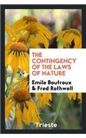 Contingency of the Laws of Nature