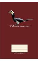 Nashornvogel Schreibheft