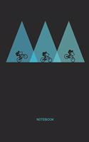Notebook: MTB Mountain Bike Notebook Mountain Bike Gift for cyclists, kids, men and women who love cycling, mountain biking and bicycle adventures