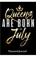 Queens Are Born In July Password Journal