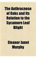 The Anthracnose of Oaks and Its Relation to the Sycamore Leaf Blight