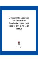 Giuramento Decisorio E Giuramento Supplettivo