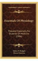 Essentials Of Physiology