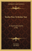 Brother Peter To Brother Tom
