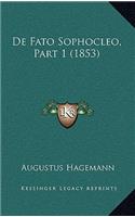 De Fato Sophocleo, Part 1 (1853)