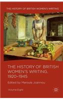 The History of British Women's Writing, 1920-1945