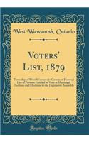 Voters' List, 1879