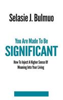 You Are Made To Be Significant: How To Inject A Higher Sense Of Meaning Into Your Living(English)