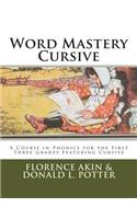 Word Mastery Cursive