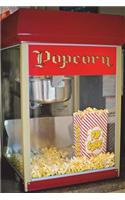 The Popcorn Machine Journal: 150 Page Lined Notebook/Diary(English)
