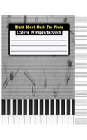 Blank Sheet Music For Piano