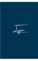 Igor: notebook with the name on the cover, notebook for notes, Journaling