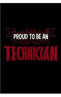 Proud to be a technician: Hangman Puzzles - Mini Game - Clever Kids - 110 Lined pages - 6 x 9 in - 15.24 x 22.86 cm - Single Player - Funny Great Gift