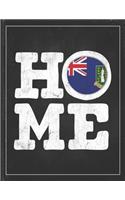 Home: British Virgin Islands Flag Planner for Virgin Islander Coworker Friend from Road Town 2020 Calendar Daily Weekly Monthly Planner Organizer