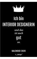 Kalender 2020 für Interior Designer / Interior Designerin