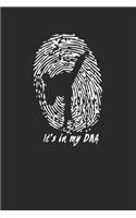It's in my DNA: Karate Notebook 6 x 9 (A5) Graph Paper Squared Journal Gift For Karateka (108 Pages)
