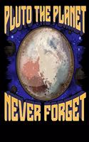 Pluto The Planet Never Forget: Pluto the Planet (1930-2006) Never Forget Planetary Science 2020-2021 Weekly Planner & Gratitude Journal (110 Pages, 8" x 10") Blank Sections For Wr
