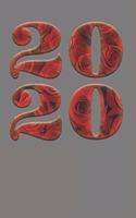 Yearly Calendar "Roses" for 2020: Jahreskalender, année civile, año calendario, anni di calendario, jarenkalender in english, german, french, spanish, italian, dutsch
