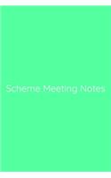 Scheme Meeting Notes Notebook