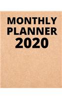 Monthly Planner 2020