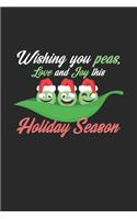 Wishing you peas love and joy holiday