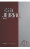 Hobby Journal for Royak: 150-page dotted grid Journal with individually numbered pages for Hobbyists and Outdoor Activities . Matte and color cover. Classical/Modern design.