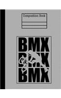 BMX Composition Notebook - Blank Paper
